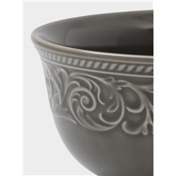 Салатник WY Floral Laceware, 700 мл, d=15 см, фарфор, серая