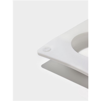 Форма для муссовых десертов и выпечки KONFINETTA «Пуэнти», силикон, 30×17.5×1.5 см, 8 ячеек (5.5×1.5 см), белая