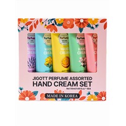 Jigott Набор парфюмированных кремов для рук 5 шт Perfume Assorted Hand Cream Set