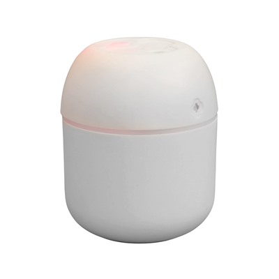 Увлажнитель воздуха HM-20, ультразвуковой, 220 мл, с подсветкой, 1.5 Вт, от USB, белый