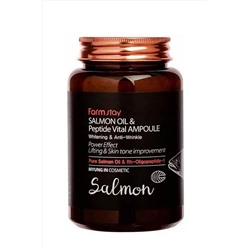 Farm Stay Ампульная сыворотка для лица с маслом лосося и пептидами / Salmon Oil & Peptide Vital Ampoule, 250 мл KRISTALLER, 1109587