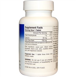 Planetary Herbals, Кошачий коготь, Уна де Гато, 750 мг, 90 таблеток