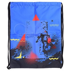 Мешок для обуви "Граффити сёрф" 1 отделение, 330х420мм, петля для подвеса, полиэстер, 210 ден