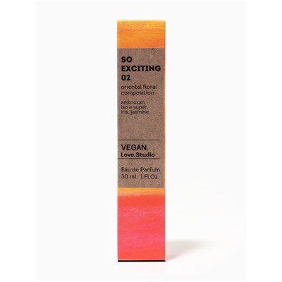 Парфюмерная вода женская Vegan Love Studio So Exciting 02, 30 мл