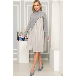 Платье "Мару" (туман) П4914