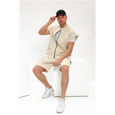 Костюм 7398 (Молочно-бежевый)