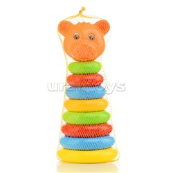Пирамида животные "Медведь" в сетке