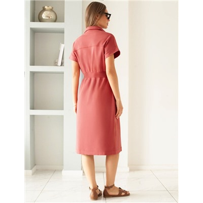 Платье из футера двухнитки с эластаном