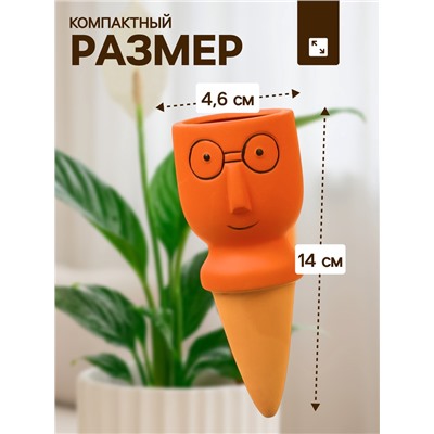 Автополив для комнатных растений «Который выжил», 14×4.6 см, керамика, набор 4 шт., МИКС