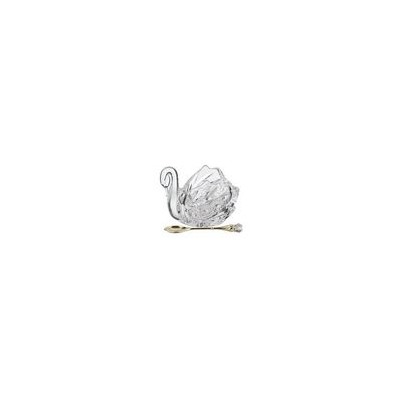 Икорница с ложкой ''MUZA CRYSTAL'' (11*7*8,5 см) стекло