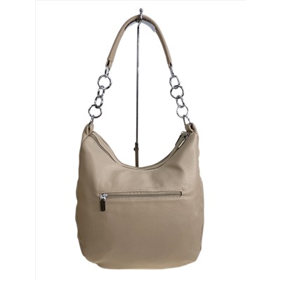 Женская сумка из искусственной кожи, цвет бежевый