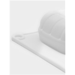 Форма для муссовых десертов и выпечки Доляна «Перина», 29×17×3 см, 6 ячеек (6.5×6.5 см), силикон, белая