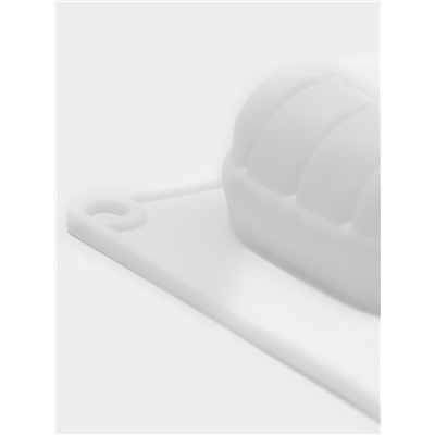 Форма для муссовых десертов и выпечки Доляна «Перина», 29×17×3 см, 6 ячеек (6.5×6.5 см), силикон, белая