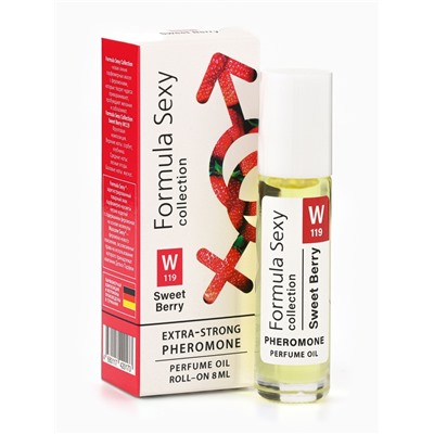 Парфюмерное масло женское с феромонами Formula Sexy Collection Sweet Berry W119, 8 мл