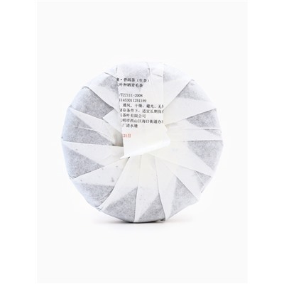 Чай зелёный китайский выдержанный «Шен Пуэр. Гуа Фэн Чжай», Юньнань, 2022 г, блин, 100 г