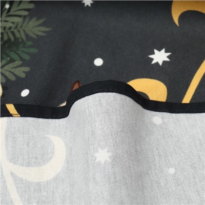 Скатерть новогодняя «Этель» Fairy tale, d=150 см ±3 см с ВГМО, 100% хлопок, саржа 190 г/м²