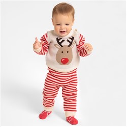 Костюм детский вязаный «Крошка Я. Олень», рост 68-74 см