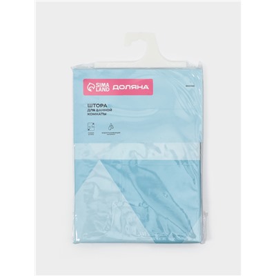 Штора для ванной Доляна «Феерия», 180×180 см, EVA