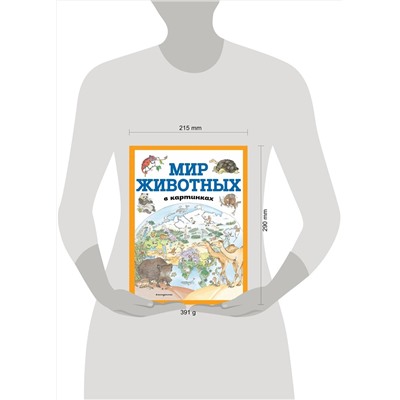 Эксмо "Мир животных в картинках (ил. Даниэлы Де Лука)"
