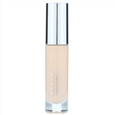 Becca, Ultimate Coverage, 24 Hour Foundation, Porcelain, 1.0 fl oz (30 ml)