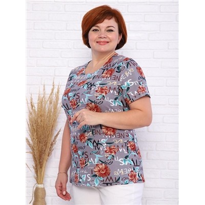 Футболка "ЖЖ" (Пепельный)