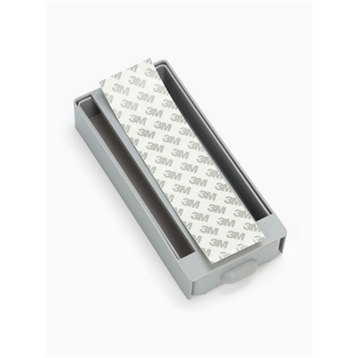 Ящик для хранения, скрытый потайной под стол, 20×9×4 см, серый