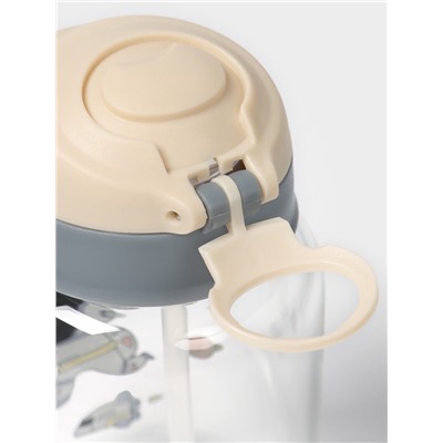 Бутылка для воды «Космонавты», 450 мл, 8.2×15 см, стекло, рисунок и МИКС