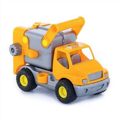 320848 Wader "КонсТрак", автомобиль коммунальный (оранжевый) (в коробке)