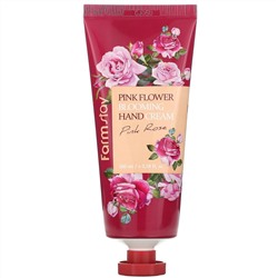 Farmstay, Pink Flower Blooming Hand Cream, Pink Rose, 3.38 fl oz (100 ml)