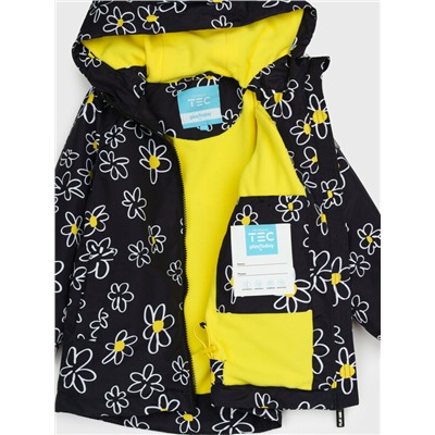 Куртка текстильная с полиуретановым покрытием для девочек (ветровка)