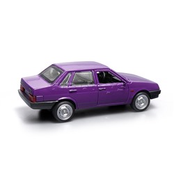 Машина металл LADA-21099 "Спутник" 12см. (двери, багаж, баклажан) инерц., в коробке