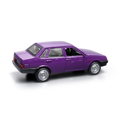 Машина металл LADA-21099 "Спутник" 12см. (двери, багаж, баклажан) инерц., в коробке