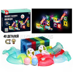 Конструктор магнитный "Орбитальные шарики" (40 дет.)