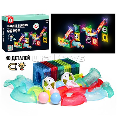 Конструктор магнитный "Орбитальные шарики" (40 дет.)