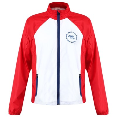 Ветровка ONLYTOP, красная, размер 42