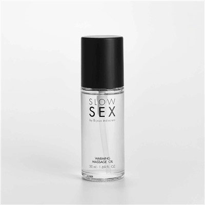 Съедобное cогревающее массажное масло Slow Sex - 50 мл.