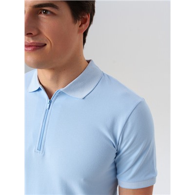 Джемпер трикотажный с воротником поло для мужчин