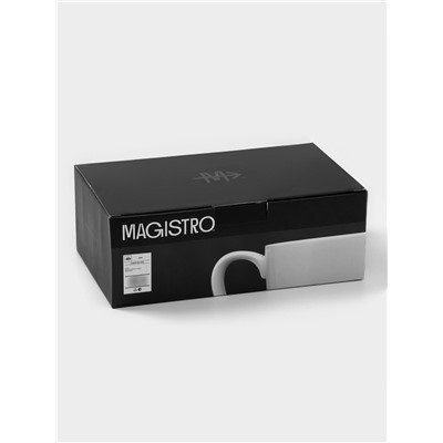 Набор кружек Magistro Mien, 270 мл, 6 шт., фарфор, белый