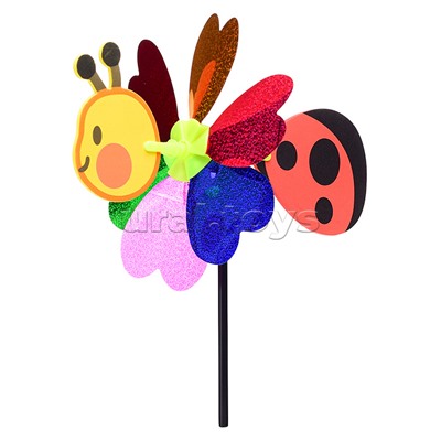 Ветерок "Божья коровка голографическая"