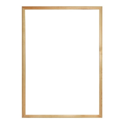 Рама для картин (зеркал) 70×100 см, профиль 37×18 мм Emma, неокрашенное дерево, (подходит для декорирования)