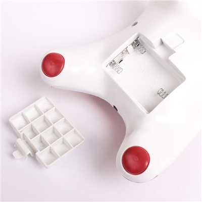 УЦЕНКА Массажёр электрический для ног, роликовый, USB, 220 В, 15×12 см, от батареек 3×ААА