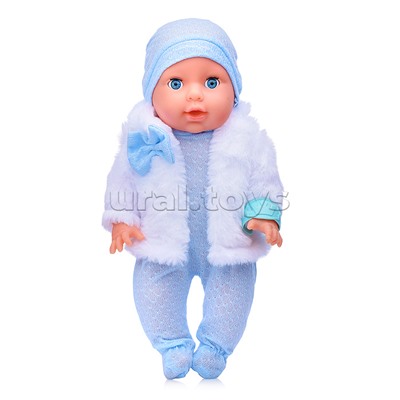 Пупс "Сашенька" доктор (пьет, писает) с аксессуарами, в коробке