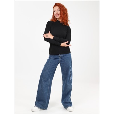 Рута - водолазка черный