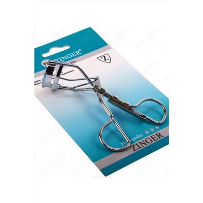 Zinger Зажим для ресниц металлический со сменным блоком / Classic EYE-100 Spare, серебристый KRISTALLER, 1110397