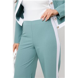 Костюм двойка деловой вечерний 43079 (Зеленый)