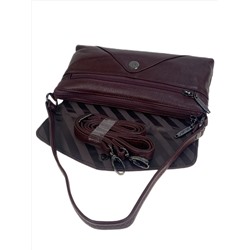 Женская сумка из натуральной кожи, цвет бордо