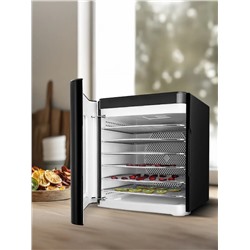 Сушилка для овощей RED Solution DD041H, 450 Вт, 12 поддонов, таймер, 35-70°C, сенсор, чёрная