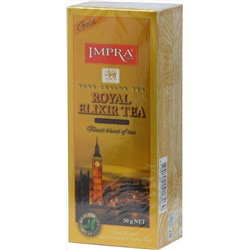 IMPRA. Royal Elixir. Gold черный карт.пачка, 25 пак.