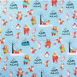 Упаковочная бумага супергладкая, целлюлозная, повышенной плотности, рулон в термоусадочной пленке. Размер 70х100 см