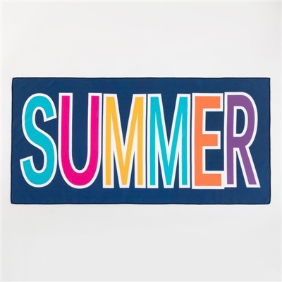 Полотенце пляжное «Этель» Summer, 75×140 см, микрофибра, 230 г/м²